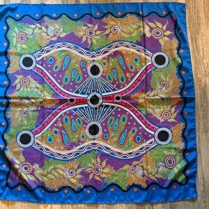 Vibrant Patterned Silk Scarf  from THE MET IN NYC—the Metropolitan Museum.